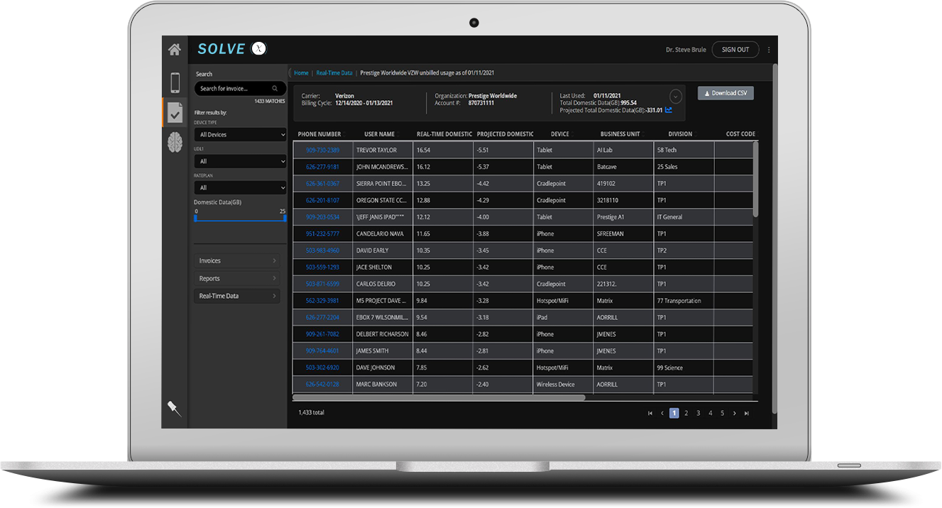 Real-Time-Data-Laptop_solveX Solve(X) Platform
